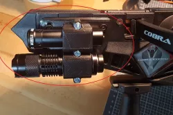 Armbrust Laser Lampen Halterung für Crossbow Cobra R9