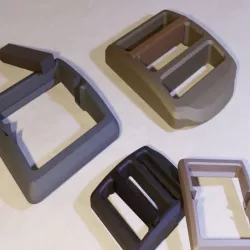 Belt Buckle With Removable Bar