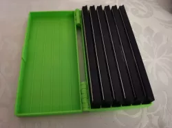 Box for knife sharpener sharpening stones