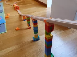 Brio / IKEA train to Duplo adapters (minimal material design)