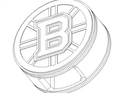 Bruins Walking Stick handle for hockey stick