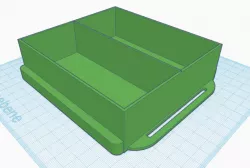 CD Rack Drawer Box