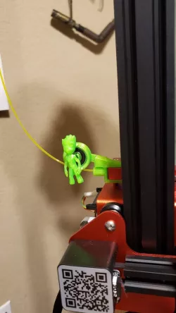 CR10s-Pro Extruder Wheel / Guide Spinning Groot  remixed by me lol