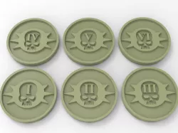 Death Guard Objective Markers