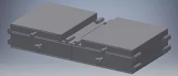 Drawers w. knob's for Creality Ender 3 Pro- Dual Double Drawers
