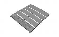 Eaglemoss Delorean back panel
