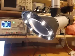 Fume extraction (suction arm) light