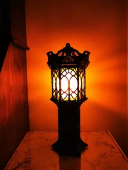 Gothic Lantern Post