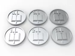 Grey Knights Objective Markers