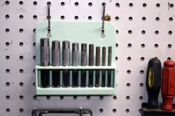 Harbor Freight Hollow Punch Set Pegboard Rack