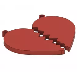 heart key ring
