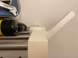 Helmet hook for Ikea Tjusig coat/hat rack