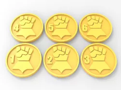 Imperial Fists Objective Markers