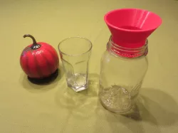 Kefir sieve and funnel for canning jar or glass