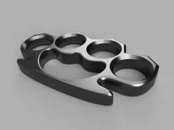 Knuckle Duster Keychain Trinket