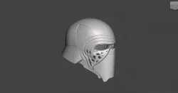 Kylo Ren helmet split at mouth