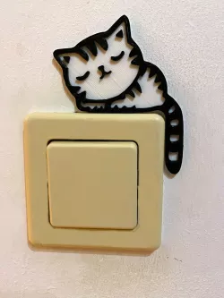 Light switch Cat two colors