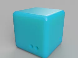 Minimalist 20mm XYZ calibration cube