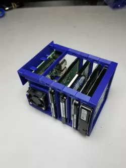 MODULAR NAS FOR 2.5 INCH DRIVES FITS RASPBERRY PI 4 AND NANOPI M4V2