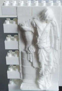 Montini Princess Sofia Tombstone Wall Set (Lego Compatible)
