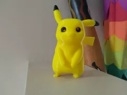 Pikachu MMU multi color with removable tail
