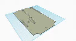 Project Box baseplate  with built in Pi 3/4 and NCD.io Mini Module holder 