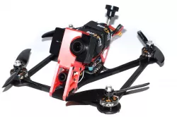Project Lamda [3D Printed Quadcopter Frame] hybrid frame with carbon-rods as reinforcement