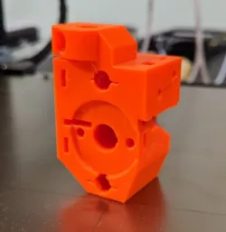 Prusa MMU2 Selector with magnet and opened FINDA canal ver. E2 - stock magnet 2×6×10 mm