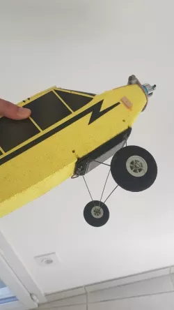 RC plane battery cover door