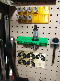 RCBS pegboard trim plate holder