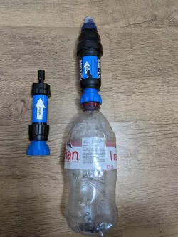 Sawyer Squeeze Adaptor for Evian bottles