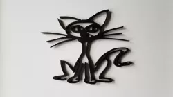 Shocky the Cat wall art