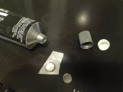 silicone tube cap metal liner