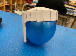 Simple Laser-Cuttable Helmet