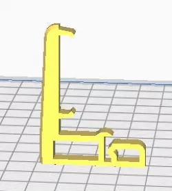 Slot Car Track Wall/Barrier Bracket - Narrow