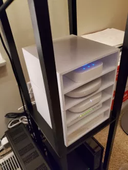 Smart home hub shelves 