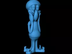 Squidward Tentacles v2 (Easy print no support) 