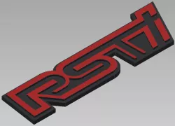 Subaru RSTi Logo/Badge