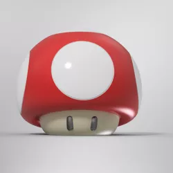 Super Mario 1up Level Up Mushroom