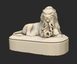 Tentacled Lion Statue Cthulhu