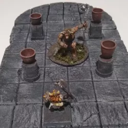 Vase and Urn Pillars for Dungeons & Dragons, Pathfinder or other Tabletop Games