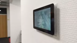 Wall-Mount for Raspberry Pi Touchscreen + neopixel