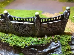 1/4 Scale wrought iron fence toppers