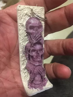 3Skulls Keychain - NameTag