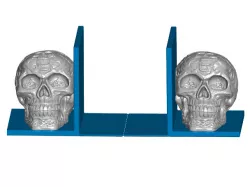 Celtic Skull Bookends (Left and Right)