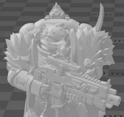 Champion cloak spacewolfi skull turn