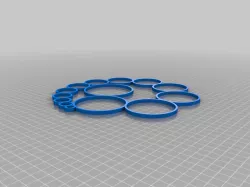 Circle drawing template