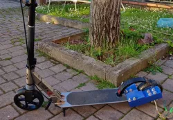 Electric Scooter Conversion Bracket