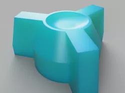 Ender 3 quick dial display knob with 3 wings
