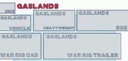 Gaslands - Bases for All Vehicle sizes
